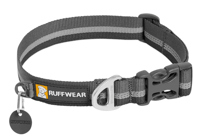 Load image into Gallery viewer, Granite Gray / 11&quot;-14&quot; Ruffwear Crag Reflective Dog Collar Ruffwear
