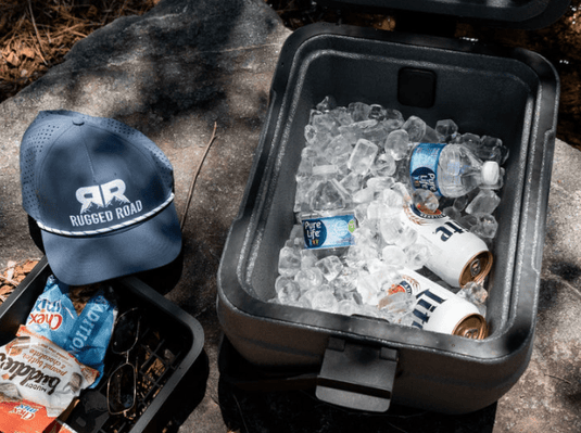 Blue Steel Rugged Road 25L Cooler in Blue Steel Rugged Road 25L Cooler in Blue Steel Rugged Road