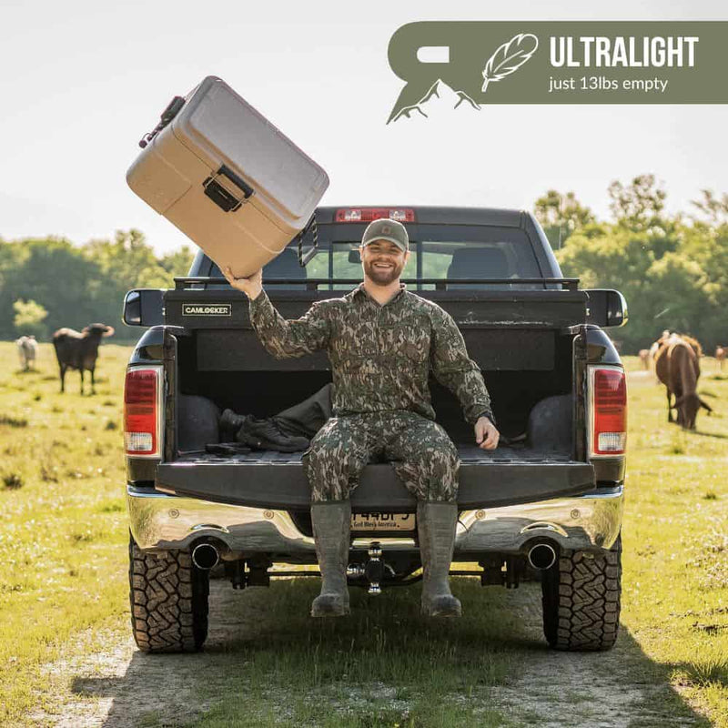 Load image into Gallery viewer, Forest Green Rugged Road 65L V2 Cooler in Forest Green Rugged Road
