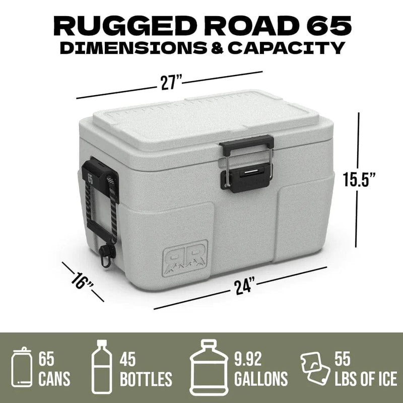 Load image into Gallery viewer, Forest Green Rugged Road 65L V2 Cooler in Forest Green Rugged Road
