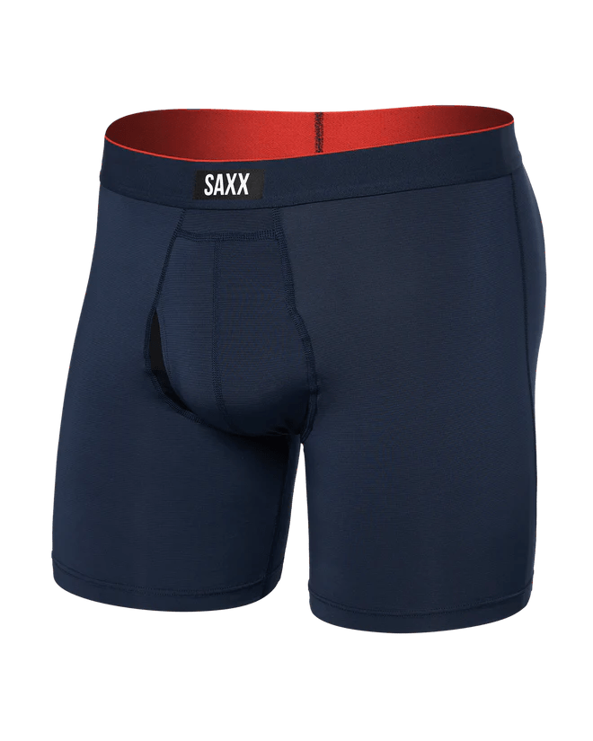 Load image into Gallery viewer, Navy / SM Saxx Multi Sport Mesh Boxer Brief Fly - Men&#39;s Saxx Multi Sport Mesh Boxer Brief Fly - Men&#39;s Saxx
