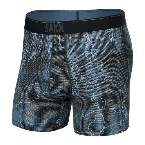 Smokey Mountains- Multi / SM Saxx Quest Boxer Briefs - Men's Saxx