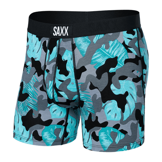 Island Camo- Black / SM Saxx Slim Fit Vibe Boxer Briefs - Men's Saxx