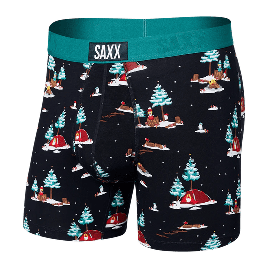 Shine A Light- Navy / MED Saxx Ultra Boxer Briefs - Men's SAXX