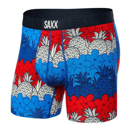 Pineapple Strata- Multi / SM Saxx Ultra Boxer Briefs - Men's SAXX