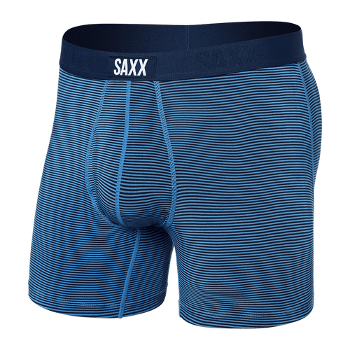 Mini Stripe- Granada Sky / MED Saxx Ultra Boxer Briefs - Men's Saxx