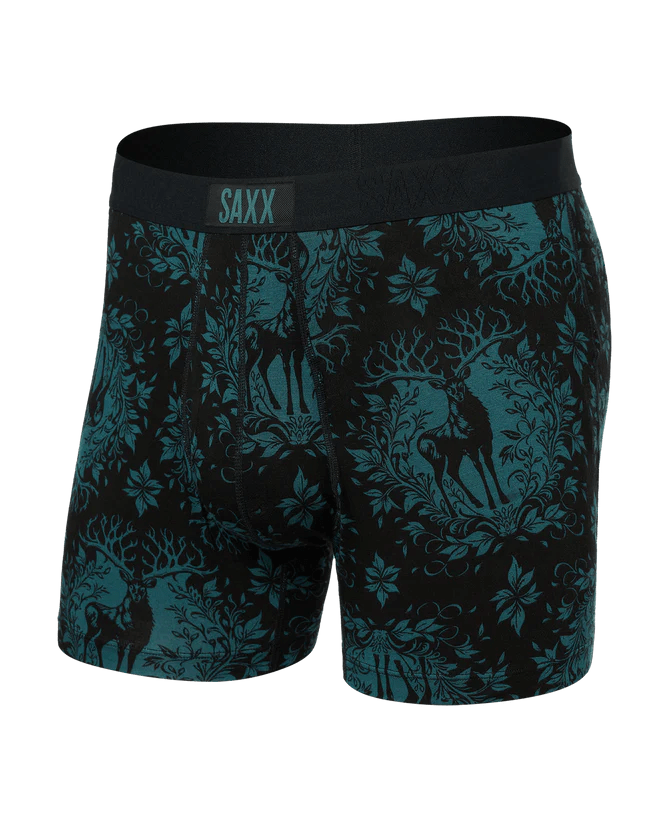 Load image into Gallery viewer, Deer Damask-Black / MED Saxx Ultra Boxer Briefs - Men&#39;s Saxx Ultra Boxer Briefs - Men&#39;s Saxx
