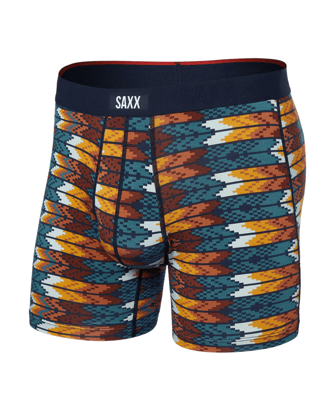 Load image into Gallery viewer, Arrowhead-Storm Blue / MED Saxx Vibe Xtra Boxer Brief Fly - Men&#39;s Saxx Vibe Xtra Boxer Brief Fly - Men&#39;s Saxx
