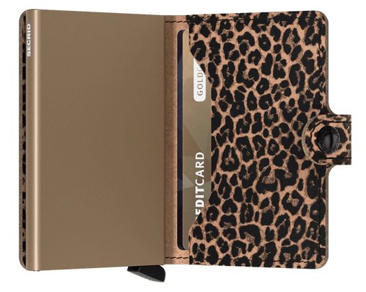 Secrid Miniwallet Leopard Beige Secrid Miniwallet Leopard Beige Secrid