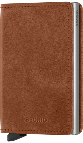 Secrid Slimwallet Vintage Cognac-Silver Secrid