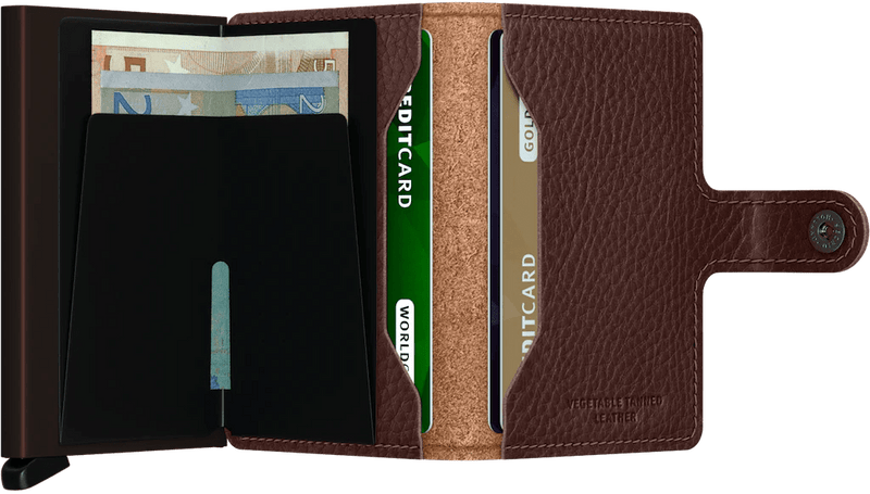 Load image into Gallery viewer, Secrid Vegetable Tanned Miniwallet in Espresso Brown secrid
