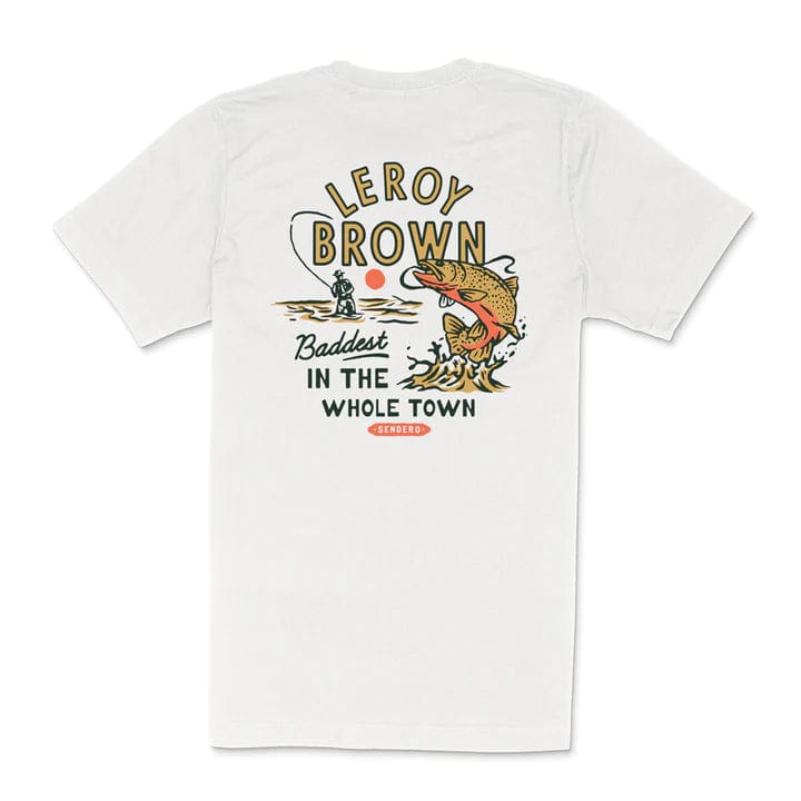 Load image into Gallery viewer, Vintage White / SM Sendero Leroy Brown T-shirt - Men&#39;s SENDERO
