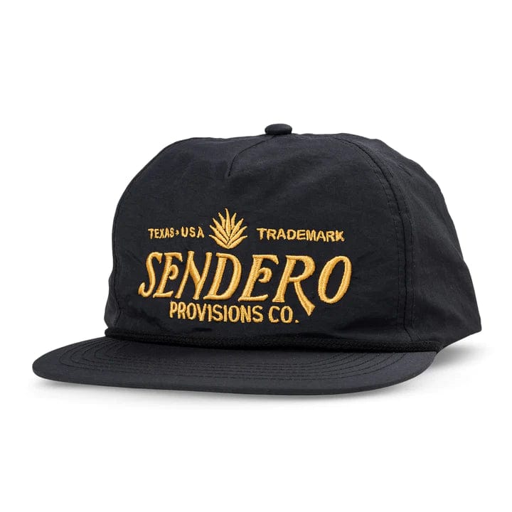Load image into Gallery viewer, Black / Gold Sendero Logo Hat Sendero
