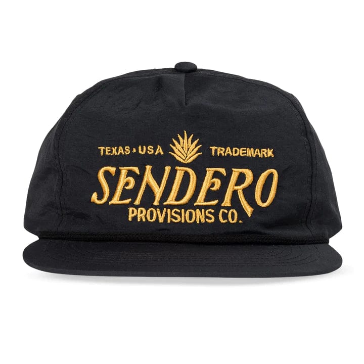 Load image into Gallery viewer, Black / Gold Sendero Logo Hat Sendero
