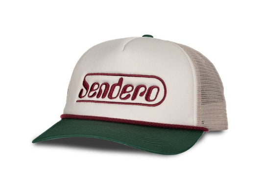 Cream / Green Sendero Retrocade Hat in Cream Green Sendero Retrocade Hat in Cream Green Sendero