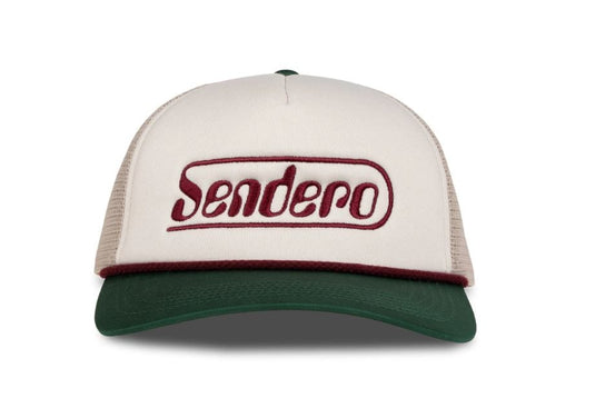 Cream / Green Sendero Retrocade Hat in Cream Green Sendero Retrocade Hat in Cream Green Sendero
