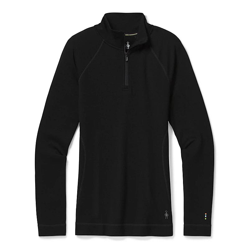 Load image into Gallery viewer, Black / XS/MED Smartwool Classic Thermal Merino Base Layer 1/4 Zip - Women&#39;s Smartwool Corp
