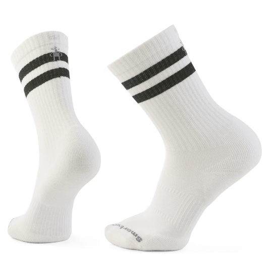 White / MED Smartwool Everyday Athletic Striped Crew Socks - Men's Smartwool Everyday Athletic Striped Crew Socks - Men's Smartwool Corp