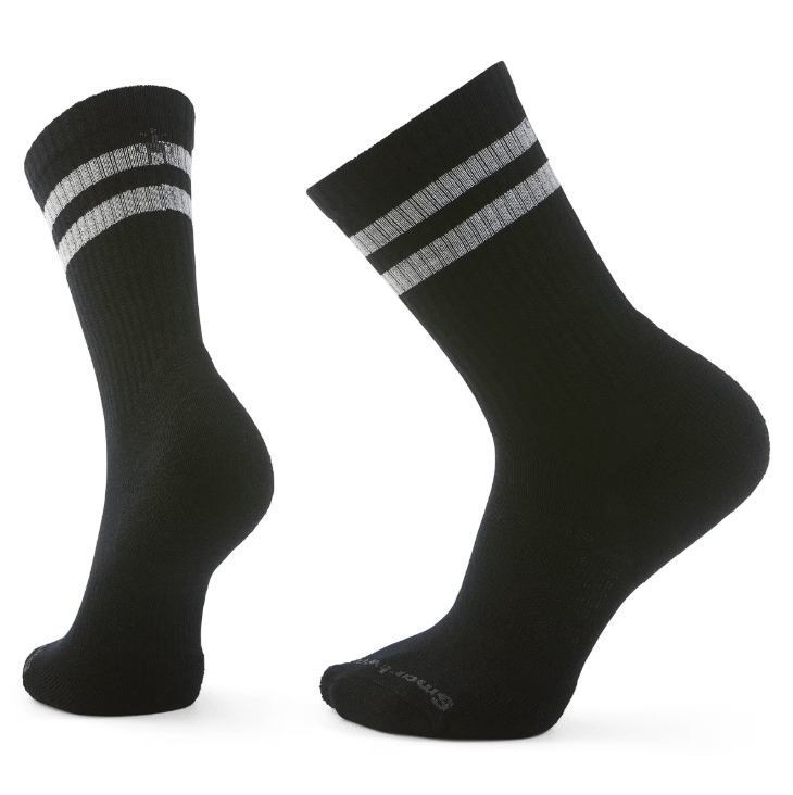 Load image into Gallery viewer, Black / MED Smartwool Everyday Athletic Striped Crew Socks - Men&#39;s Smartwool Everyday Athletic Striped Crew Socks - Men&#39;s Smartwool Corp
