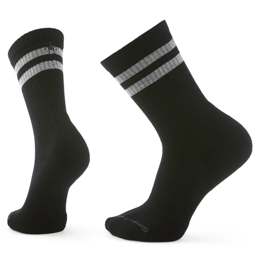 Black / MED Smartwool Everyday Athletic Striped Crew Socks - Men's Smartwool Everyday Athletic Striped Crew Socks - Men's Smartwool Corp