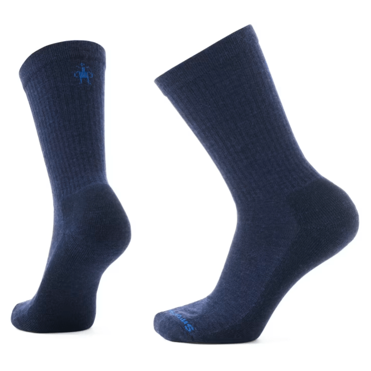 Load image into Gallery viewer, Deep Navy / LRG Smartwool Everyday Solid Rib Light Cushion Crew Socks - Men&#39;s Smartwool Corp
