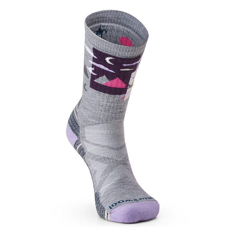 Load image into Gallery viewer, Light Gray / MED Smartwool Hike Full Cushion Alpine Perch Crew - Women&#39;s Smartwool Corp
