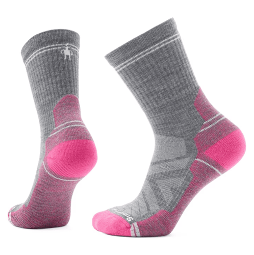 Power Pink / MED Smartwool Hike Light Cushion Crew Socks - Women's Smartwool Corp