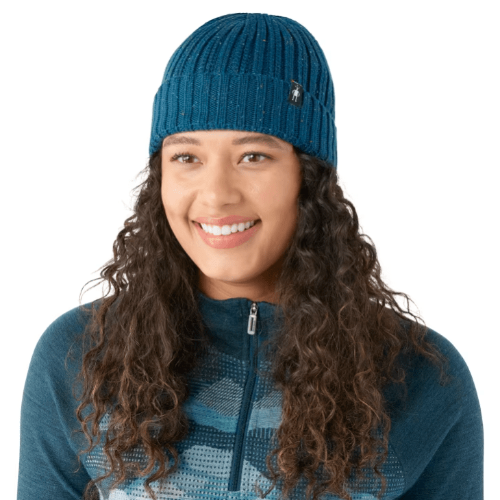 Load image into Gallery viewer, Twilight Blue Denegal Smartwool Rib Hat Smartwool Corp
