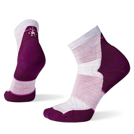 Purple Eclipse / SM Smartwool Run Targeted Cushion Ankle Socks - Women's Smartwool Corp