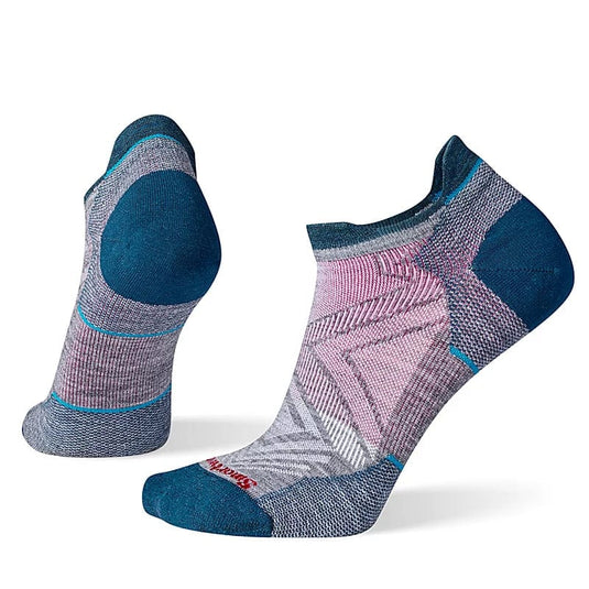 Medium Gray / SM Smartwool Run Zero Cushion Low Ankle Socks - Women's SMARTWOOL CORP
