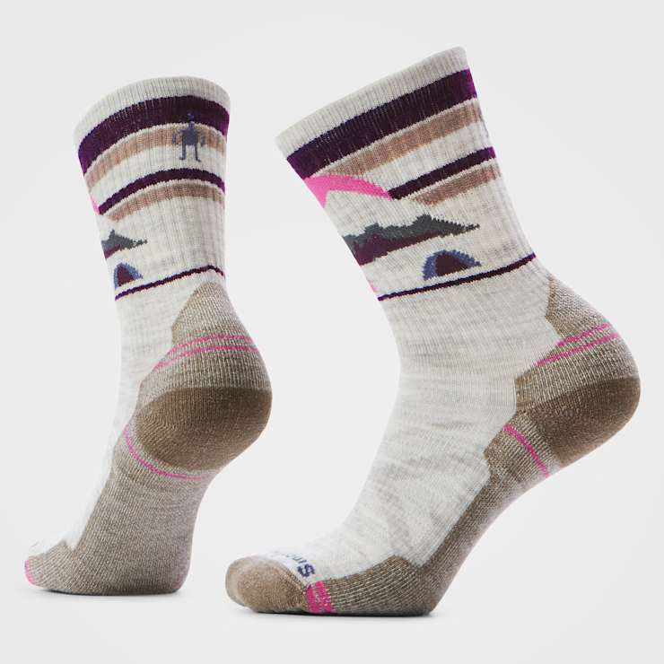 Load image into Gallery viewer, Ash / MED Smartwool Women&#39;s Hike Mountain Moon Crew in Ash Smartwool Women&#39;s Hike Mountain Moon Crew in Ash Smartwool Corp
