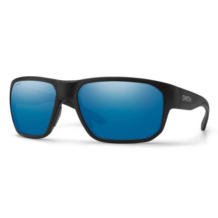 Load image into Gallery viewer, Smith Arvo Sunglasses in Matte Black + ChromaPop Glass Polarized Blue Mirror Smith Arvo Sunglasses in Matte Black + ChromaPop Glass Polarized Blue Mirror Smith Sport Optics
