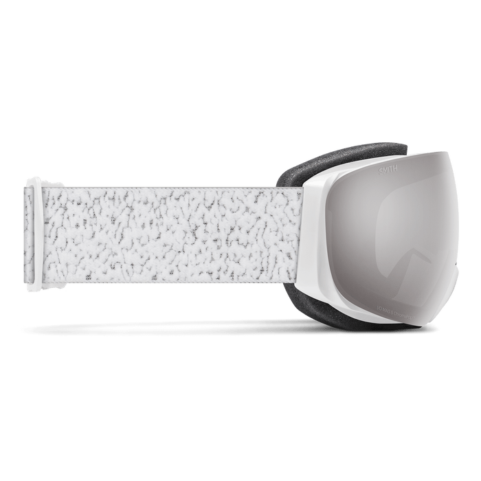 Load image into Gallery viewer, White Chunky Knit + ChromaPop™ Sun Platinum Mirror Lens / Women&#39;s Medium Fit Smith I/O Mag S Goggles - Women&#39;s Smith I/O Mag S Goggles - Women&#39;s Smith Sport Optics
