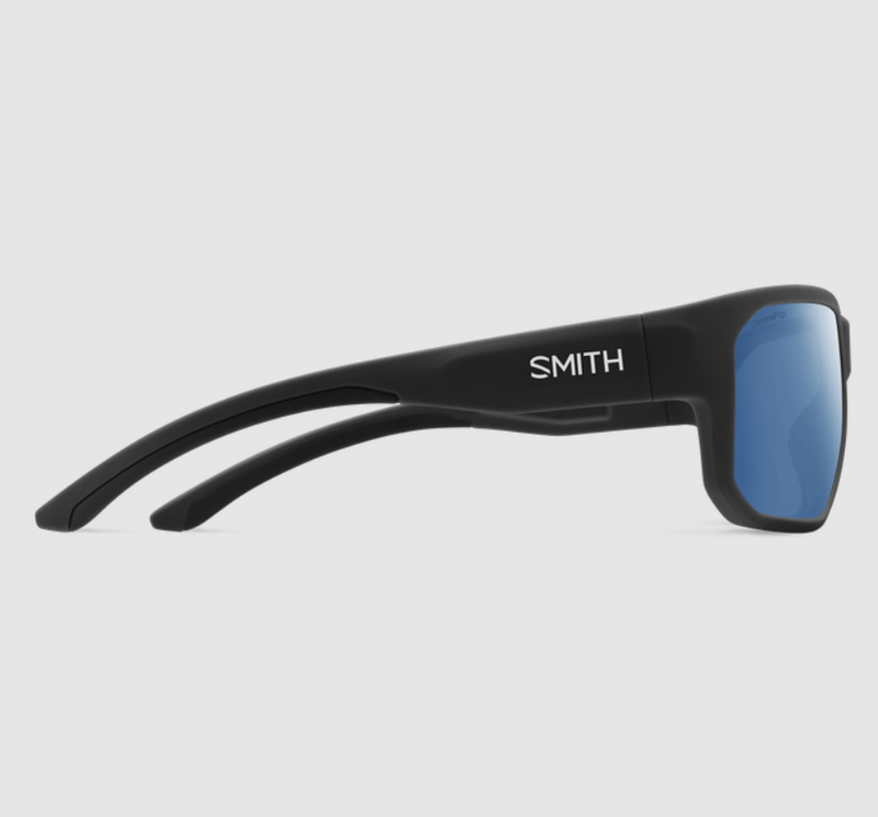 Load image into Gallery viewer, Smith Optics Arvo Matte Black ChromaPop in Polarized Blue Mirror Smith Optics Arvo Matte Black ChromaPop in Polarized Blue Mirror Smith Sport Optics
