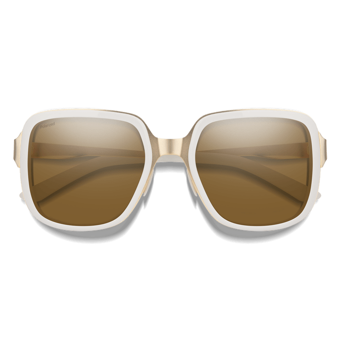 Load image into Gallery viewer, Smith Optics Aveline White Gold + Polarized Brown Lens Sunglasses SMITH SPORT OPTICS
