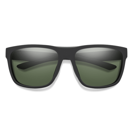 Smith Optics Barra Sunglasses in Matte Black w/ChromaPop Polarized Gray Green Lens SMITH SPORT OPTICS
