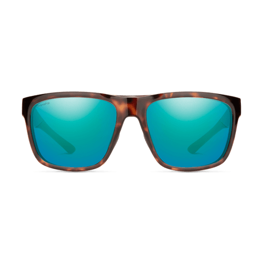 Smith Optics Barra Sunglasses in Tortoise w/ChromaPop Polarized Opal Mirror Lens Smith Sport Optics