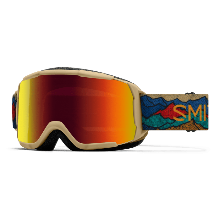 Load image into Gallery viewer, Sandstorm Summits + Red Sol-X Mirror / Youth medium fit Smith Optics Daredevil Goggles - Youth Smith Sport Optics
