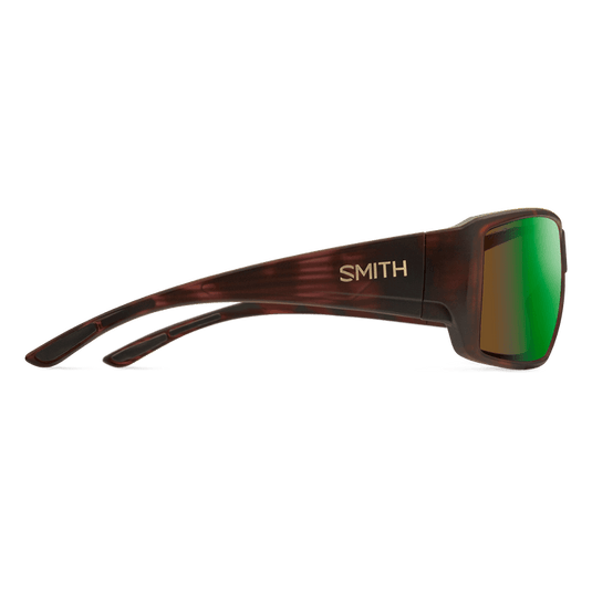 Brown / Green Smith Optics Guide's Choice XL sunglasses in Matte Tortoise with ChromaPop Glass PolarChromic Brown Green Mirror lenses Smith Optics Guide's Choice XL sunglasses in Matte Tortoise with ChromaPop Glass PolarChromic Brown Green Mirror lenses Smith Sport Optics