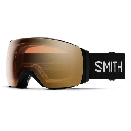 Black + ChromaPop™ Pro Photochromic Gold Mirror Lens / Large fit Smith Optics I/O Mag XL Goggles Smith Sport Optics