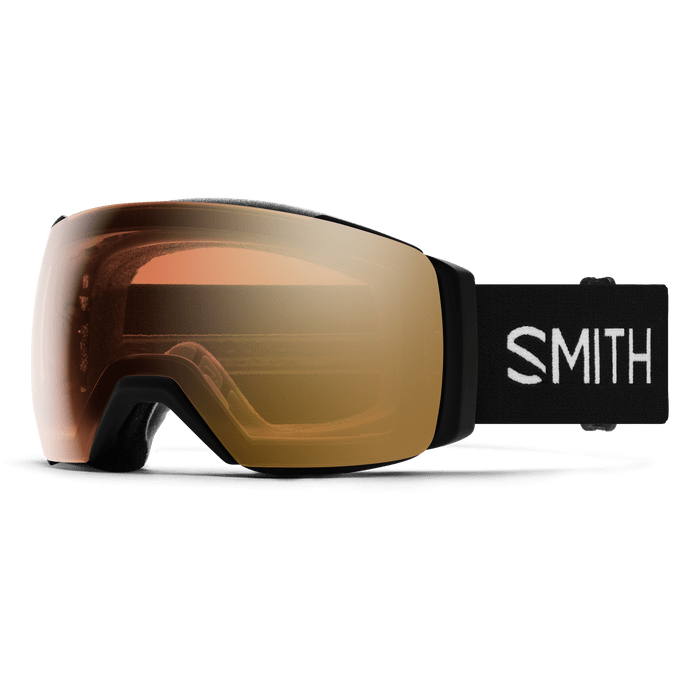 Load image into Gallery viewer, Black + ChromaPop™ Pro Photochromic Gold Mirror Lens / Large fit Smith Optics I/O Mag XL Goggles Smith Sport Optics
