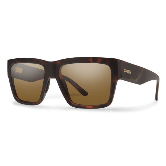 Smith Optics Lineup Matte Tortoise + ChromaPop Polarized Brown Lens Sunglasses SMITH SPORT OPTICS