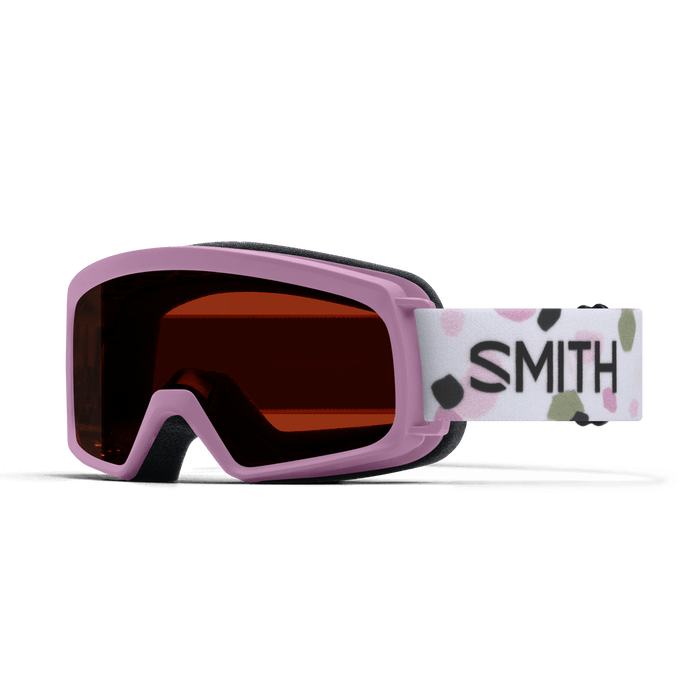 Load image into Gallery viewer, Proper Pink Paint Brush + RC36 / Youth fit small Smith Optics Rascal Goggles - Youth Smith Sport Optics
