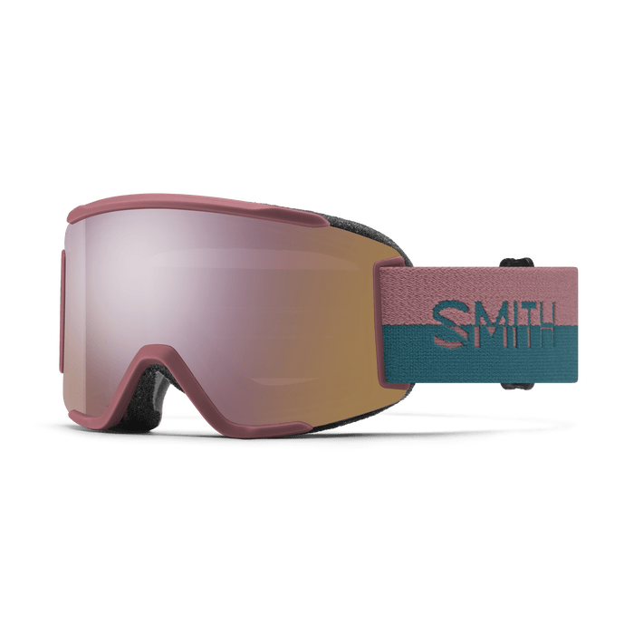 Load image into Gallery viewer, Chalk Rose Split + ChromaPop Everyday Rose Gold Mirror / Responsive Fit Smith Optics Squad S Goggles Smith Sport Optics
