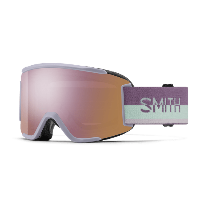 Load image into Gallery viewer, Lunar Fog Split + ChromaPop™ Everyday Rose Gold Mirror Lens / Small fit Smith Optics Squad S Goggles Smith Sport Optics
