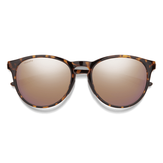 Smith Optics Wander Sunglasses in Tortoise w/ChromaPop Polarized Rose Gold Mirror Lens SMITH SPORT OPTICS