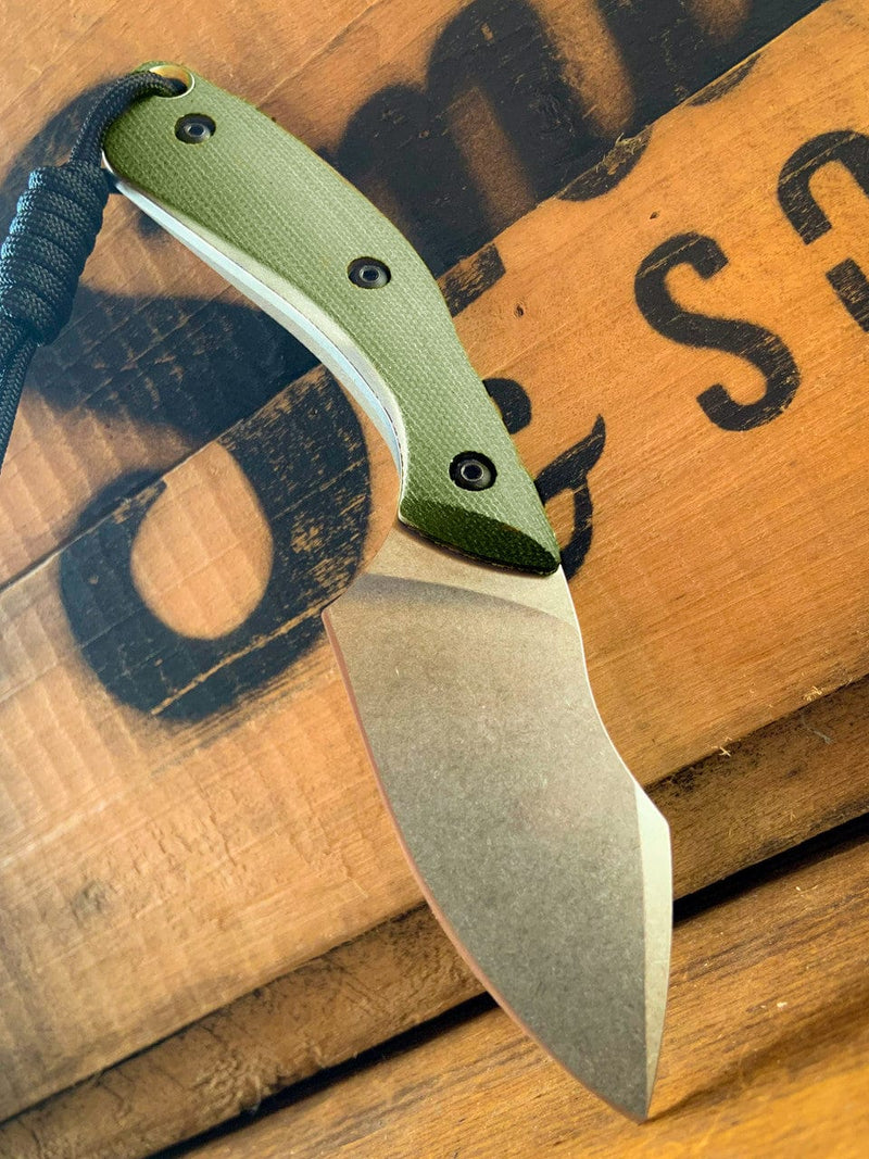Load image into Gallery viewer, OD Green Micarta Smith &amp; Sons Apex Knife SMITH AND SONS
