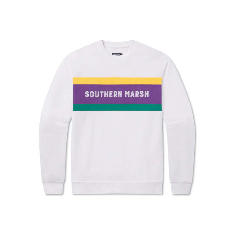 Load image into Gallery viewer, White / XS/MED Southern Marsh Carrollton Vintage Sweatshirt - Women&#39;s Southern Marsh Carrollton Vintage Sweatshirt - Women&#39;s Southern Marsh
