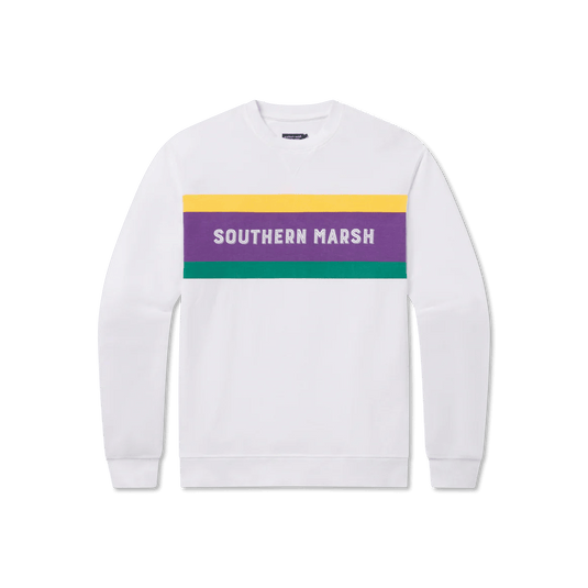 White / XS/MED Southern Marsh Carrollton Vintage Sweatshirt - Women's Southern Marsh Carrollton Vintage Sweatshirt - Women's Southern Marsh