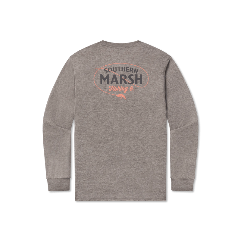 Load image into Gallery viewer, Light Gray / SM Southern Marsh FieldTec Featherlight Tee Fly Loop Long Sleeve - Men&#39;s Southern Marsh
